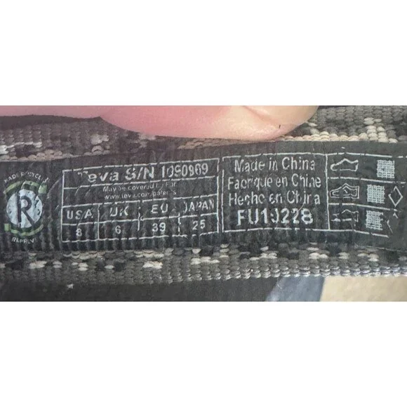 Teva Midform Universal Women's Sandal sz 8 Leopard Hiking Walking Beach Vacation - Picture 4 of 10